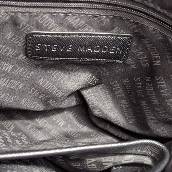 Steve Madden Crossbody Classic Farren Dome Shoulder Bag Black - Picture 7 of 7